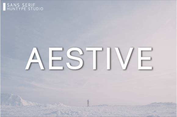 Aestive: The Minimal Sans Serif Typeface for Modern Web Design