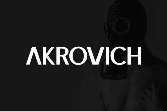 Akrovich: The Minimal Sans Serif Typeface for Polished Brand Identity
