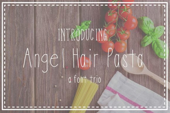 Angel Hair Pasta Typeface: Elevate Campaign Clarity