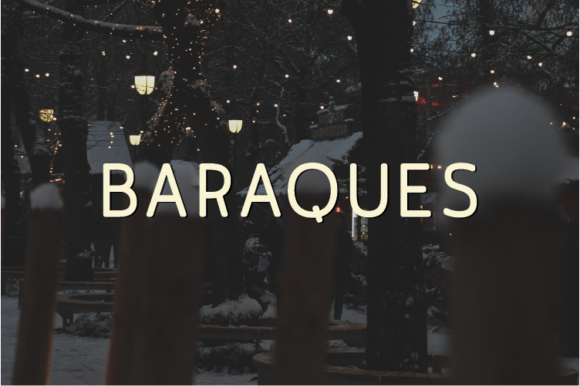 Baraques: A Minimal Sans Serif Typeface for Clean Web Design