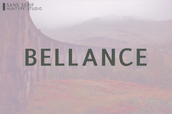 Bellance: The Minimal Sans Serif Typeface for Clean Digital Experiences