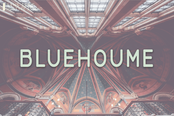 Bluehoume: The Minimal Sans Serif Font for Polished Branding