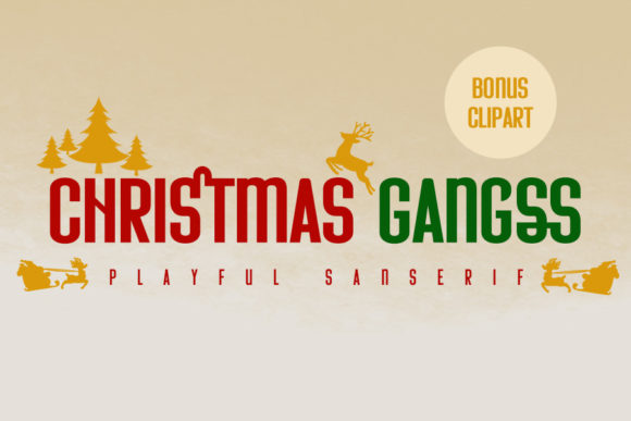 Christmas Gangss: The Simple Sans Serif Font for Polished Branding