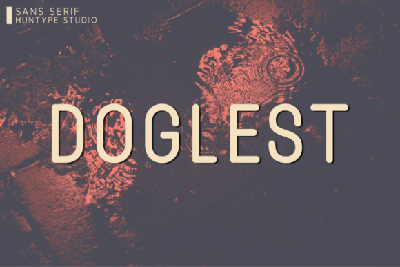 Doglest Typeface: A Minimalist Sans Serif for Modern Craft Branding