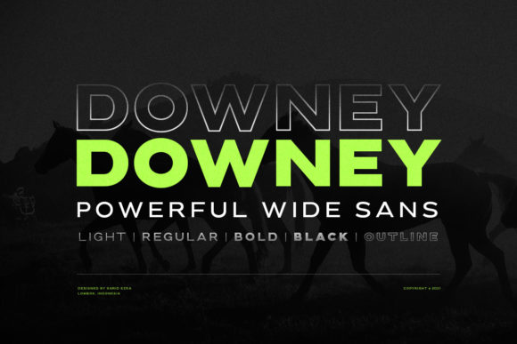 Downey: The Essential Sans Serif Font for Polished Brand Identity