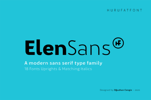 Elen Sans: A Minimal Typeface for Modern Editorial Design