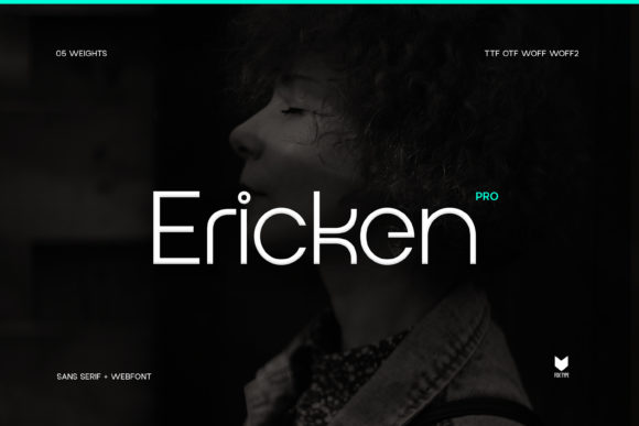 Ericken: The Minimal Sans Serif Typeface for Clean Brand Identity