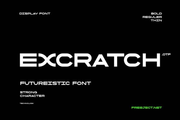Excratch Typeface: Elevating Handmade Product Branding