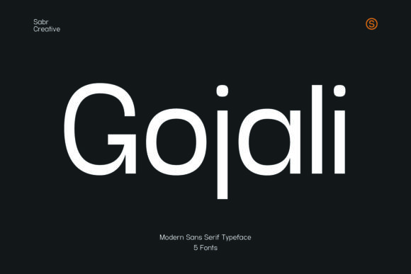 Gojali: A Classic Sans Serif Typeface for Modern Brand Identity