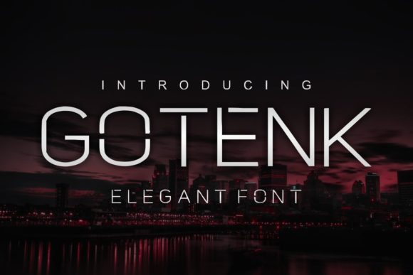 Gotenk: The Minimal Sans Serif Font for Clean Editorial Design
