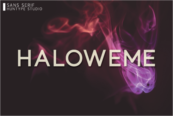 Haloweme: The Minimal Sans Serif Typeface for Clean Brand Identity