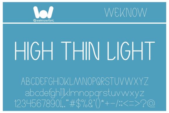 High Thin Light Typeface Review: A Minimal Sans Serif for Clean Branding