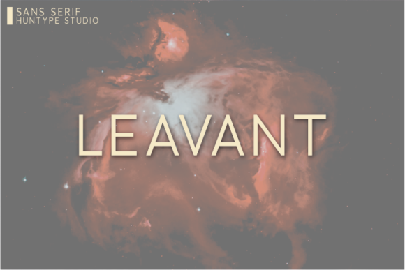 Leavant: The Minimal Sans Serif Typeface for Clean Editorial Design