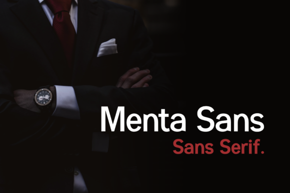 Menta Typeface: A Clean Sans Serif for Handmade Branding