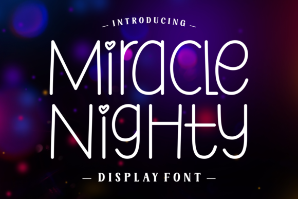 Miracle Nighty: A Minimal Sans Serif Font for Editorial Clarity