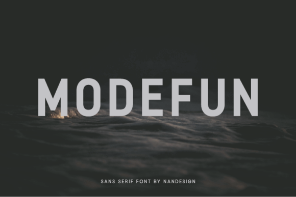 Modefun: The Minimal Sans Serif Font for Scroll-Stopping Digital Campaigns