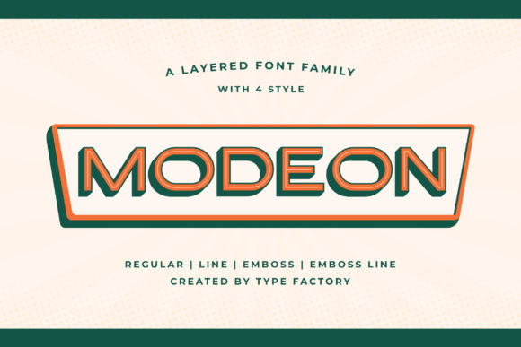 Modeon Typeface: Elevating Campaign Visuals with Modern Sans Serif Design
