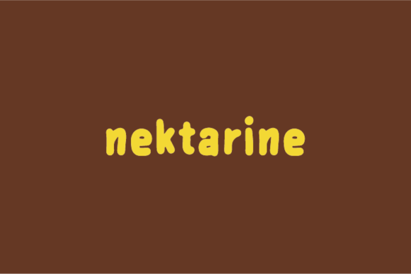Nektarine: A Versatile Sans Serif Typeface for Handmade Branding