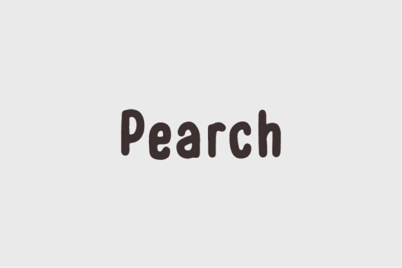 Pearch: A Minimal Sans Serif for Clean Editorial Design