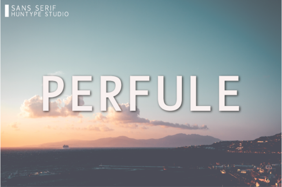 Perfule: The Minimal Sans Serif Typeface for Clearer Campaign Design