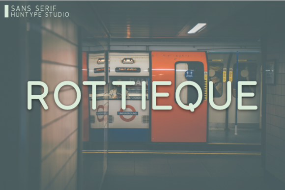 Rottieque: The Minimal Sans Serif Typeface for Clear Campaign Design