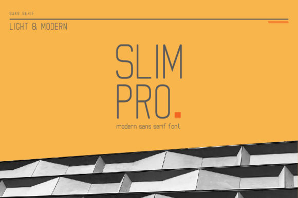 Slim Pro: The Modern Sans Serif Typeface for Scroll-Stopping Design