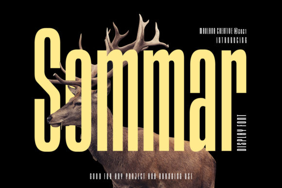 Sommar Typeface Review: A Compressed Sans Serif for Bold Branding