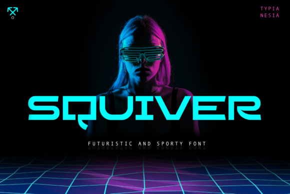 Squiver: A Futuristic Sans Serif Font for Modern Editorial Design