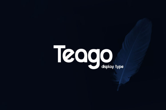 Teago: A Minimal Sans Serif Typeface for Clean Brand Identity