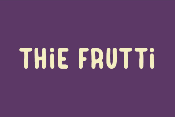 Thie Frutti Review: A Natural Sans Serif for Authentic Branding