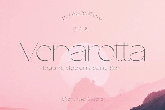 Venarotta: A Minimal Sans Serif Typeface for Clean Editorial Design