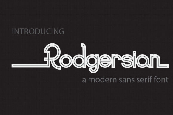 Why Rodgersian Is the Clean Sans Serif Font for Modern Brand Identity
